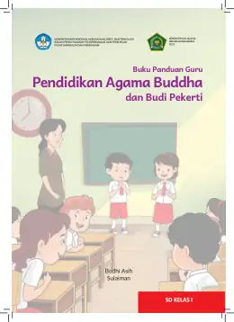 Sampul Buku Guru Pendidikan Agama Buddha dan Budi Pekerti SD Kelas I Kurikulum Merdeka