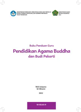 Sampul Buku Guru Pendidikan Agama Buddha dan Budi Pekerti SD Kelas III Kurikulum Merdeka