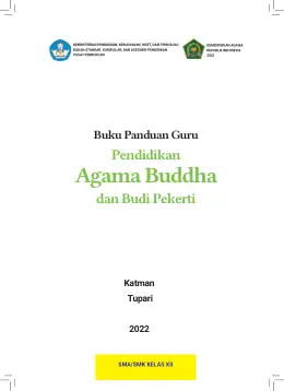 Sampul Buku Guru Pendidikan Agama Buddha dan Budi Pekerti SMA/SMK Kelas XII Kurikulum Merdeka