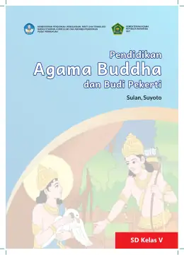 Sampul Buku Siswa Pendidikan Agama Buddha dan Budi Pekerti SD Kelas V Kurikulum Merdeka