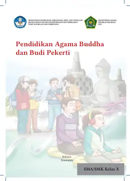 Sampul Buku Siswa Pendidikan Agama Buddha dan Budi Pekerti SMA/SMK Kelas X Kurikulum Merdeka