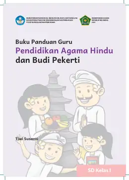 Sampul Buku Guru Pendidikan Agama Hindu dan Budi Pekerti SD Kelas I Kurikulum Merdeka