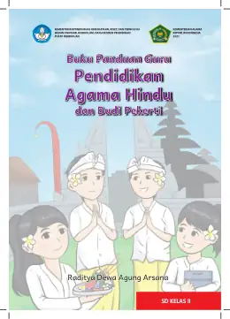 Sampul Buku Guru Pendidikan Agama Hindu dan Budi Pekerti SD Kelas II Kurikulum Merdeka