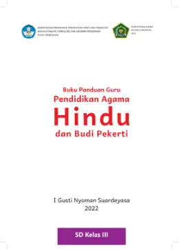 Sampul Buku Guru Pendidikan Agama Hindu dan Budi Pekerti SD Kelas III Kurikulum Merdeka