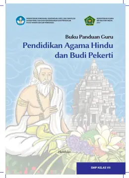 Sampul Buku Guru Pendidikan Agama Hindu dan Budi Pekerti SMP Kelas VII Kurikulum Merdeka