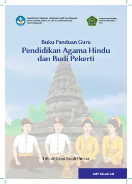 Sampul Buku Guru Pendidikan Agama Hindu dan Budi Pekerti SMP Kelas VIII Kurikulum Merdeka