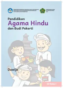 Sampul Buku Siswa Pendidikan Agama Hindu dan Budi Pekerti SD Kelas I Kurikulum Merdeka