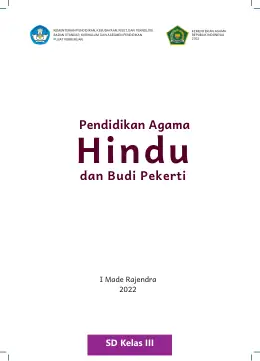 Sampul Buku Siswa Pendidikan Agama Hindu dan Budi Pekerti SD Kelas III Kurikulum Merdeka