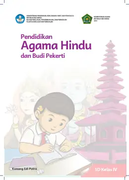 Sampul Buku Siswa Pendidikan Agama Hindu dan Budi Pekerti SD Kelas IV Kurikulum Merdeka
