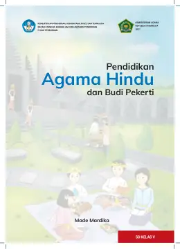 Sampul Buku Siswa Pendidikan Agama Hindu dan Budi Pekerti SD Kelas V Kurikulum Merdeka