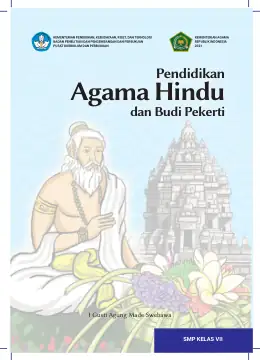 Sampul Buku Siswa Pendidikan Agama Hindu dan Budi Pekerti SMP Kelas VII Kurikulum Merdeka
