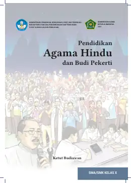 Sampul Buku Siswa Pendidikan Agama Hindu dan Budi Pekerti SMA/SMK Kelas X Kurikulum Merdeka
