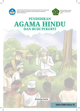 Sampul Buku Siswa Pendidikan Agama Hindu dan Budi Pekerti SMA/SMK Kelas XI Kurikulum Merdeka