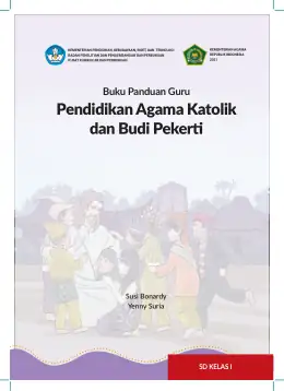 Sampul Buku Guru Pendidikan Agama Katolik dan Budi Pekerti SD Kelas I Kurikulum Merdeka