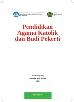 Sampul Buku Siswa Pendidikan Agama Katolik dan Budi Pekerti SMP Kelas IX Kurikulum Merdeka