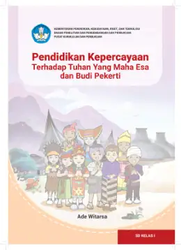 Sampul Buku Siswa Pendidikan Kepercayaan Terhadap Tuhan Yang Maha Esa dan Budi Pekerti SD Kelas I Kurikulum Merdeka