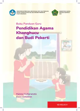 Sampul Buku Guru Pendidikan Agama Khonghucu dan Budi Pekerti SD Kelas II Kurikulum Merdeka