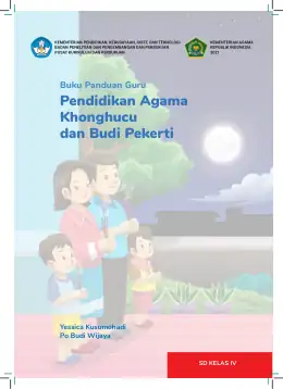 Sampul Buku Guru Pendidikan Agama Khonghucu dan Budi Pekerti SD Kelas IV Kurikulum Merdeka