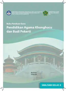 Sampul Buku Guru Pendidikan Agama Khonghucu dan Budi Pekerti SMA/SMK Kelas X Kurikulum Merdeka