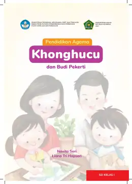 Sampul Buku Siswa Pendidikan Agama Khonghucu dan Budi Pekerti SD Kelas I Kurikulum Merdeka