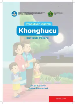 Sampul Buku Siswa Pendidikan Agama Khonghucu dan Budi Pekerti SD Kelas IV Kurikulum Merdeka