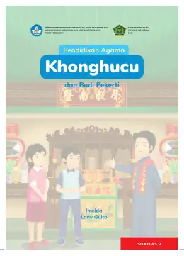 Sampul Buku Siswa Pendidikan Agama Khonghucu dan Budi Pekerti SD Kelas V Kurikulum Merdeka