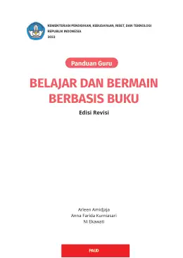 Sampul Buku Guru Belajar dan Bermain Berbasis Buku Kurikulum Merdeka
