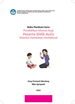 Sampul Buku Guru Pendidikan Khusus bagi Peserta Didik Autis Disertai Hambatan Intelektual Kurikulum Merdeka