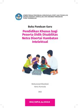 Sampul Buku Guru Pendidikan Khusus bagi Peserta Didik Disabilitas Netra Disertai Hambatan Intelektual Kurikulum Merdeka