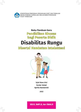 Sampul Buku Guru Pendidikan Khusus bagi Peserta Didik Disabilitas Rungu Disertai Hambatan Intelektual Kurikulum Merdeka