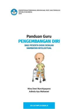 Sampul Buku Guru Pengembangan Diri Bagi Peserta Didik dengan Hambatan Intelektual SDLB, SMPLB, dan SMALB Kurikulum Merdeka