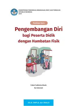 Sampul Buku Guru Pengembangan Diri bagi Peserta Didik dengan Hambatan Fisik SDLB, SMPLB, dan SMALB Kurikulum Merdeka