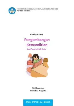 Sampul Buku Guru Pengembangan Kemandirian bagi Peserta Didik Autis SDLB, SMPLB, dan SMALB Kurikulum Merdeka