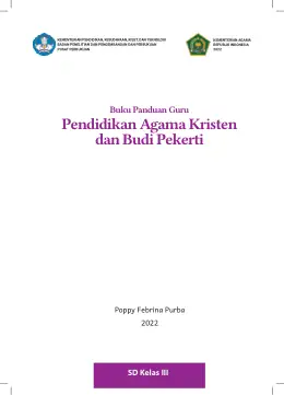 Sampul Buku Guru Pendidikan Agama Kristen dan Budi Pekerti SD Kelas III Kurikulum Merdeka