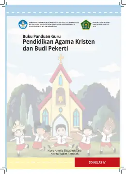 Sampul Buku Guru Pendidikan Agama Kristen dan Budi Pekerti SD Kelas IV Kurikulum Merdeka