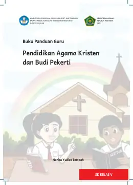 Sampul Buku Guru Pendidikan Agama Kristen dan Budi Pekerti SD Kelas V Kurikulum Merdeka