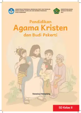 Sampul Buku Siswa Pendidikan Agama Kristen dan Budi Pekerti SD Kelas II Kurikulum Merdeka