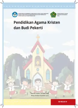 Sampul Buku Siswa Pendidikan Agama Kristen dan Budi Pekerti SD Kelas IV Kurikulum Merdeka