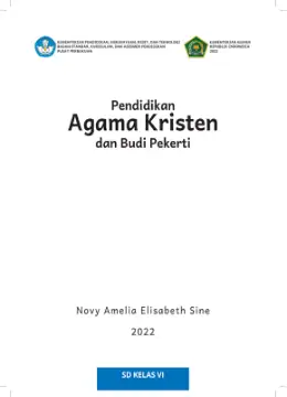 Sampul Buku Siswa Pendidikan Agama Kristen dan Budi Pekerti SD Kelas VI Kurikulum Merdeka