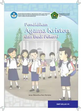 Sampul Buku Siswa Pendidikan Agama Kristen dan Budi Pekerti SMP Kelas VII Kurikulum Merdeka