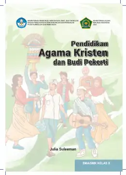Sampul Buku Siswa Pendidikan Agama Kristen dan Budi Pekerti SMA/SMK Kelas X Kurikulum Merdeka