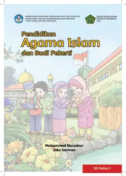 Sampul Buku Siswa Pendidikan Agama Islam dan Budi Pekerti SD Kelas I Kurikulum Merdeka Kelas 1 SD