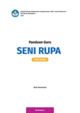 Sampul Buku Guru Seni Rupa SD/MI Kelas I Kurikulum Merdeka Kelas 1 SD