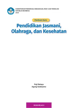 Sampul Buku Guru Pendidikan Jasmani, Olahraga, dan Kesehatan SD/MI Kelas II Kurikulum Merdeka Kelas 2 SD