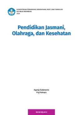 Sampul Buku Siswa Pendidikan Jasmani, Olahraga, dan Kesehatan SD/MI Kelas II Kurikulum Merdeka Kelas 2 SD