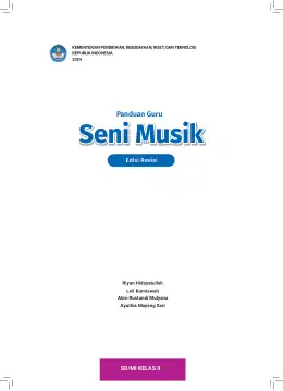 Sampul Buku Guru Seni Musik SD/MI Kelas II Kurikulum Merdeka Kelas 2 SD