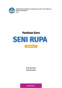 Sampul Buku Guru Seni Rupa SD/MI Kelas II Kurikulum Merdeka Kelas 2 SD