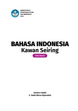 Sampul Buku Siswa Bahasa Indonesia: Kawan Seiring SD/MI Kelas III Kurikulum Merdeka Kelas 3 SD
