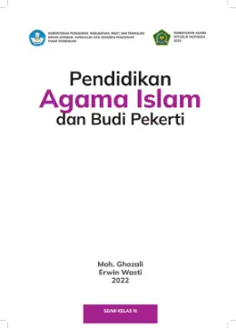 Sampul Buku Siswa Pendidikan Agama Islam dan Budi Pekerti SD/MI Kelas III Kurikulum Merdeka Kelas 3 SD