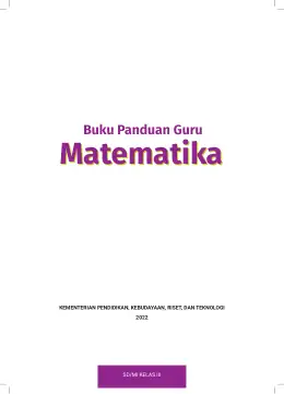 Sampul Buku Guru Matematika SD/MI Kelas III Kurikulum Merdeka Kelas 3 SD